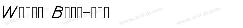 Wagon Bold字体转换